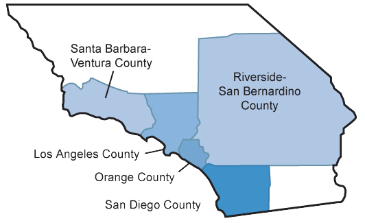 southern California Solar service area Map | CA Home Solar